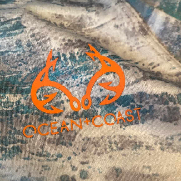 Ocean Coast EUC Realtree Aspect Women’s Fishing Teal Performance 1/4 Zip… - Picture 4 of 15